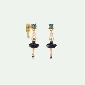 Сережки MINI Pas de Deux балерина чорна