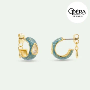 Сережки OPERA NATIONAL DE PARIS Кільця з цирконію